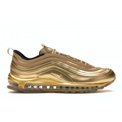 Кроссы Nike Air Max 97 Gold Medal - мужская сетка размеров