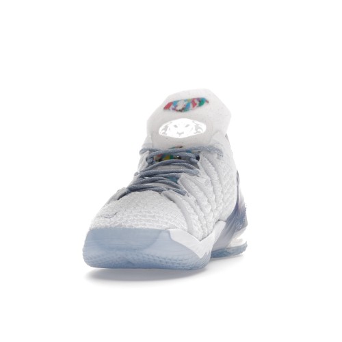 Кроссы Nike LeBron 18 NRG Blue Tint (GS) - подростковая сетка размеров