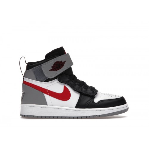 Air Jordan 1 High FlyEase GS Particle Grey - подростковая сетка размеров