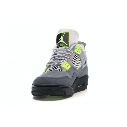 Кроссы Jordan 4 Retro SE 95 Neon - мужская сетка размеров