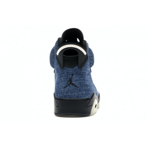 Кроссы Jordan 6 Retro Washed Denim - мужская сетка размеров