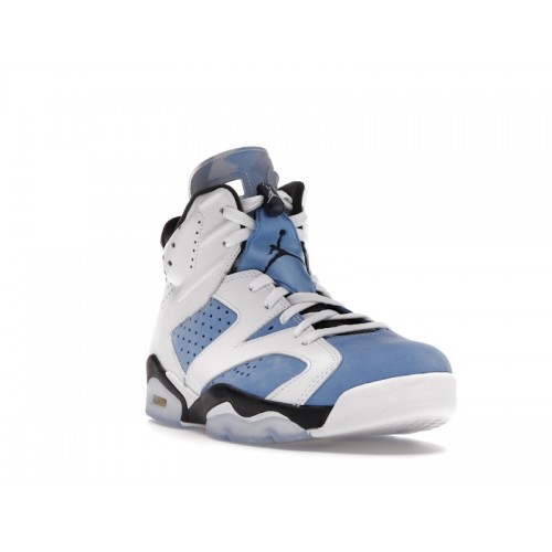 Кроссы Jordan 6 Retro UNC White - мужская сетка размеров