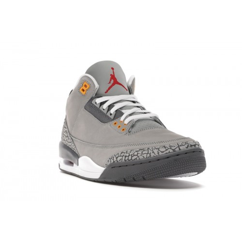 Кроссы Jordan 3 Retro Cool Grey (2021) - мужская сетка размеров