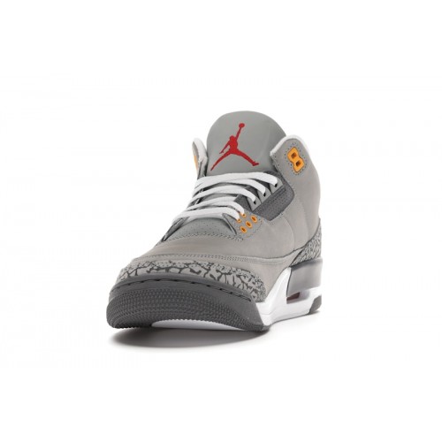 Кроссы Jordan 3 Retro Cool Grey (2021) - мужская сетка размеров