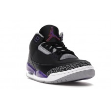 Jordan 3 Retro Black Court Purple