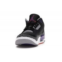 Jordan 3 Retro Black Court Purple