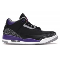 Кроссовки Jordan 3 Retro Black Court Purple