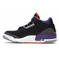 Jordan 3 Retro Black Court Purple