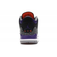 Jordan 3 Retro Black Court Purple