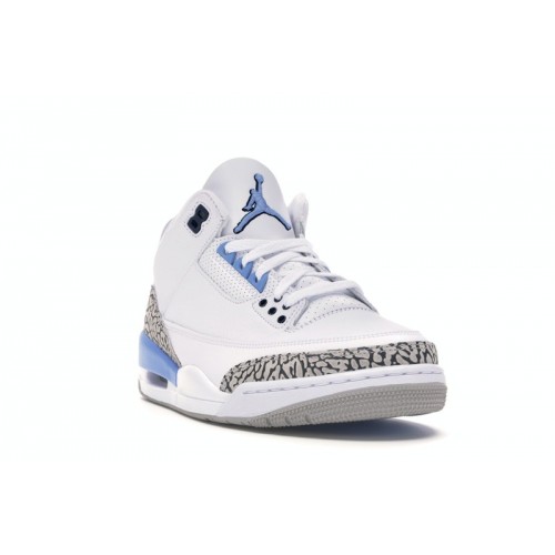 Кроссы Jordan 3 Retro UNC (2020) - мужская сетка размеров