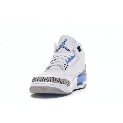 Кроссы Jordan 3 Retro UNC (2020) - мужская сетка размеров