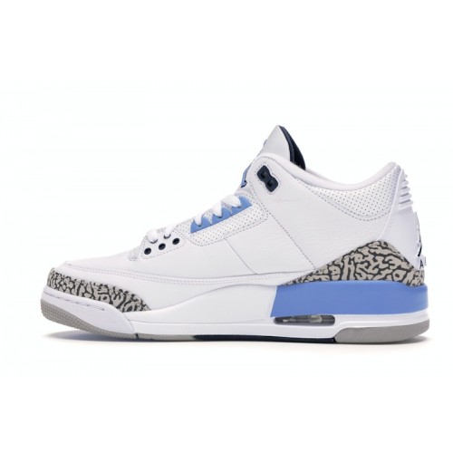 Кроссы Jordan 3 Retro UNC (2020) - мужская сетка размеров