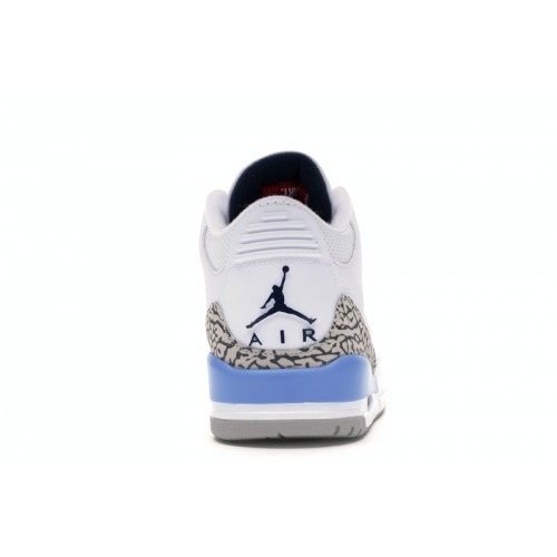 Кроссы Jordan 3 Retro UNC (2020) - мужская сетка размеров