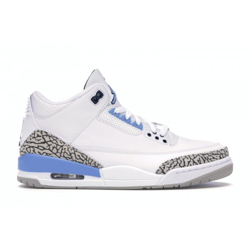 Кроссы Jordan 3 Retro UNC (2020) - мужская сетка размеров