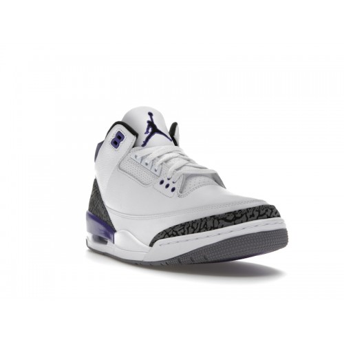Кроссы Jordan 3 Retro Dark Iris - мужская сетка размеров