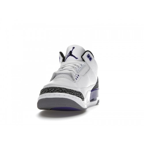 Кроссы Jordan 3 Retro Dark Iris - мужская сетка размеров