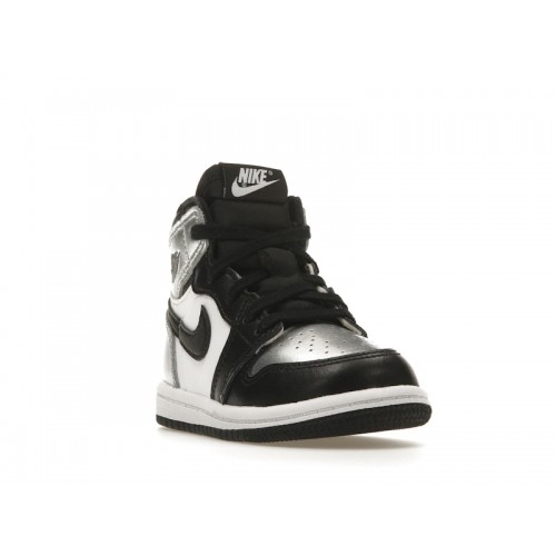 Air Jordan 1 Retro High OG TD Silver Toe - детская сетка размеров