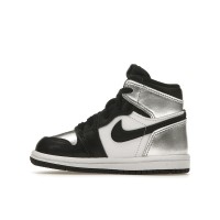 Малышам Jordan 1 Retro High Silver Toe (TD)