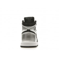 Малышам Jordan 1 Retro High Silver Toe (TD)