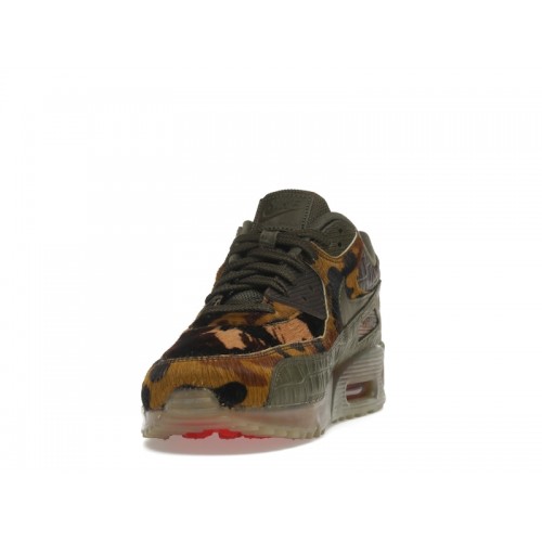 Кроссы Nike Air Max 90 Camo Croc - мужская сетка размеров