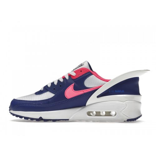 Nike Air Max 90 Flyease Deep Royal Blue Hyper Pink - мужская сетка размеров