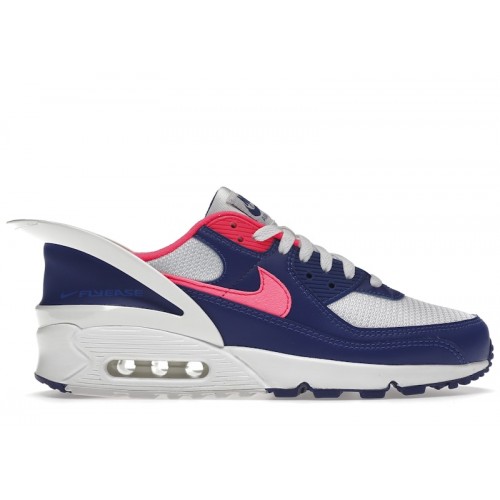 Nike Air Max 90 Flyease Deep Royal Blue Hyper Pink - мужская сетка размеров