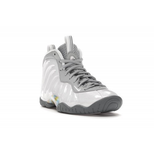 Кроссы Nike Air Foamposite One Light Smoke Grey (GS) - подростковая сетка размеров