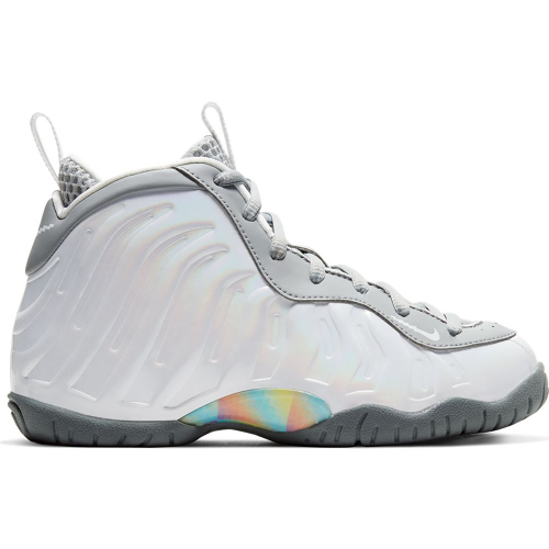 Кроссы Nike Air Foamposite One Light Smoke Grey (PS) - детская сетка размеров