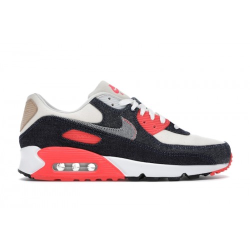 Кроссы Nike Air Max 90 Denham - мужская сетка размеров