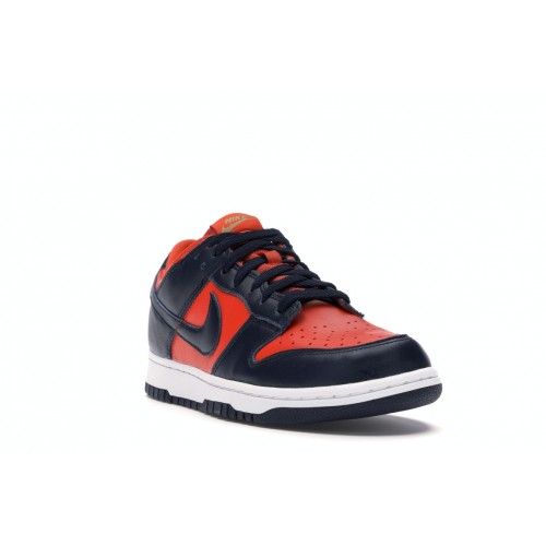 Кроссы Nike Dunk Low SP Champ Colors University Orange Marine (2020) - мужская сетка размеров