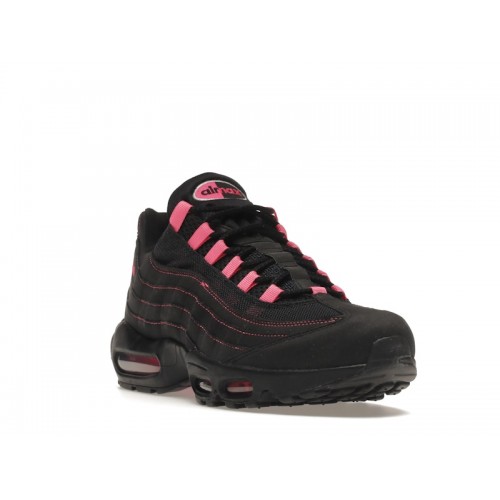 Кроссы Nike Air Max 95 Black Pink - мужская сетка размеров