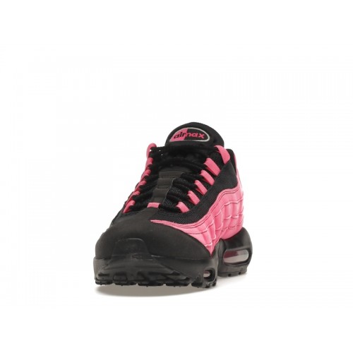 Кроссы Nike Air Max 95 Black Pink - мужская сетка размеров