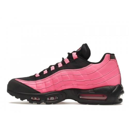 Кроссы Nike Air Max 95 Black Pink - мужская сетка размеров