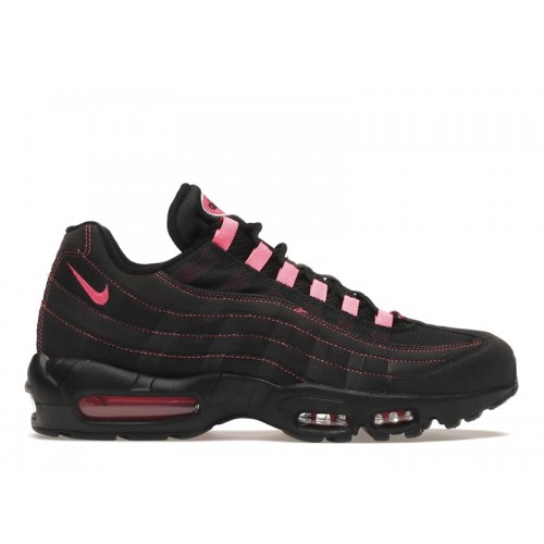 Кроссы Nike Air Max 95 Black Pink - мужская сетка размеров