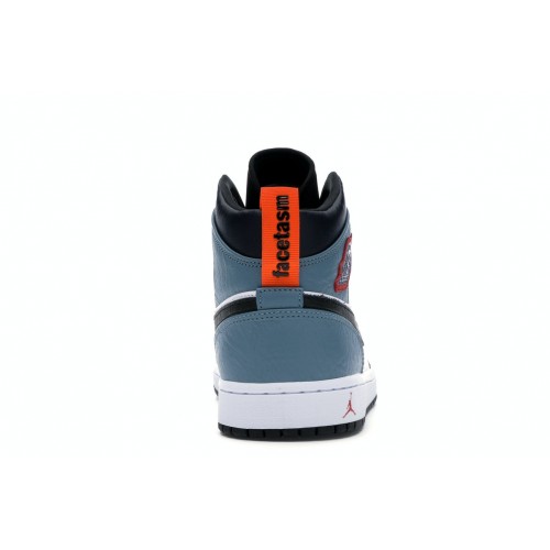 Кроссы Jordan 1 Mid Fearless Facetasm - мужская сетка размеров