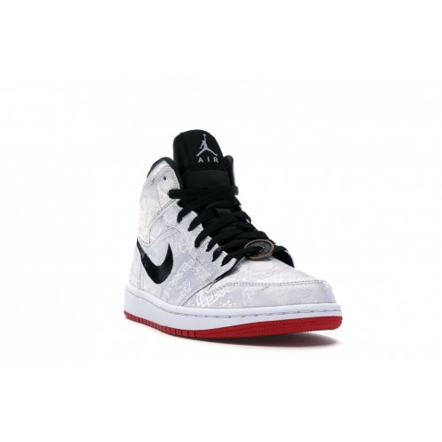 Кроссы Jordan 1 Mid SE Fearless Edison Chen CLOT - мужская сетка размеров