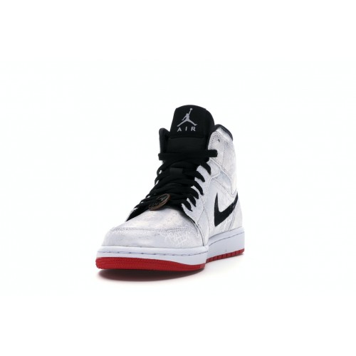 Кроссы Jordan 1 Mid SE Fearless Edison Chen CLOT - мужская сетка размеров