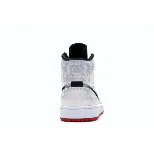 Кроссы Jordan 1 Mid SE Fearless Edison Chen CLOT - мужская сетка размеров