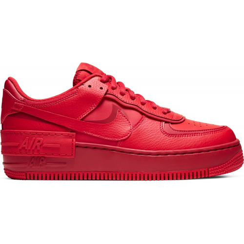 Кроссы Nike Air Force 1 Low Shadow Triple Red (W) - женская сетка размеров
