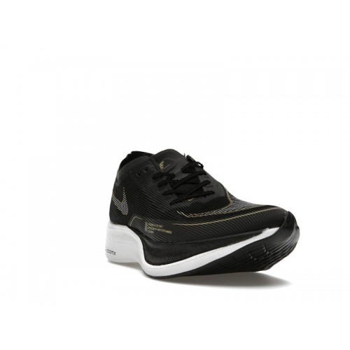 Кроссы Nike ZoomX Vaporfly Next% 2 Black Metallic Gold Coin - мужская сетка размеров