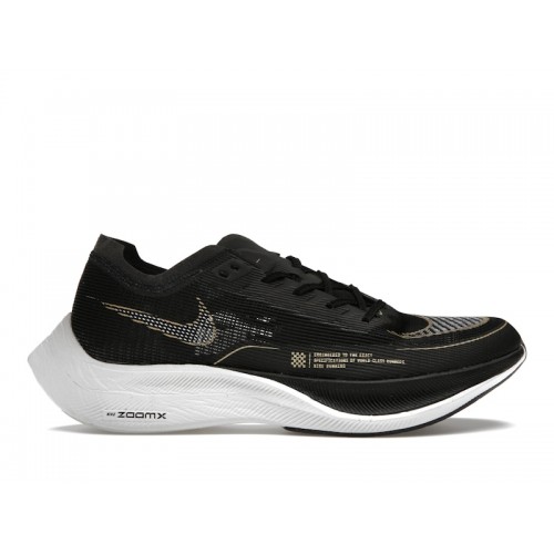 Кроссы Nike ZoomX Vaporfly Next% 2 Black Metallic Gold Coin - мужская сетка размеров