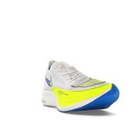 Nike ZoomX Vaporfly Next% 2 White Volt Racer Blue