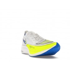 Кроссовки Nike ZoomX Vaporfly Next% 2 White Volt Racer Blue