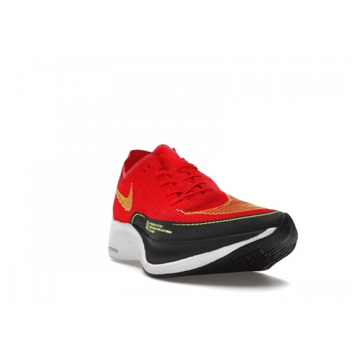 Кроссы Nike ZoomX Vaporfly Next% 2 Siren Red Dark Smoke Grey - мужская сетка размеров