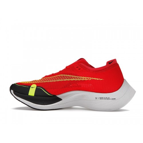Кроссы Nike ZoomX Vaporfly Next% 2 Siren Red Dark Smoke Grey - мужская сетка размеров