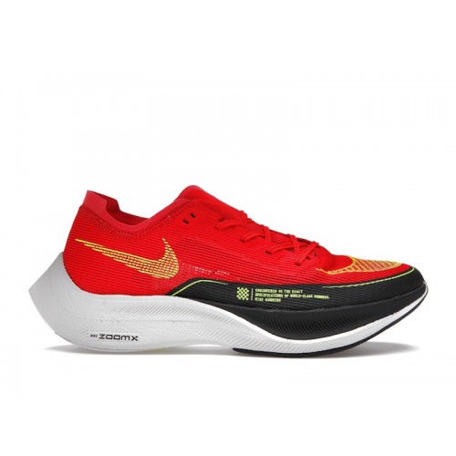 Кроссы Nike ZoomX Vaporfly Next% 2 Siren Red Dark Smoke Grey - мужская сетка размеров