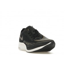 Женские кроссовки Nike ZoomX Vaporfly Next% 2 Black Metallic Gold Coin (W)