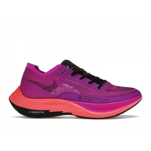 Кроссы Nike ZoomX Vaporfly Next% 2 Hyper Violet Flash Crimson - мужская сетка размеров