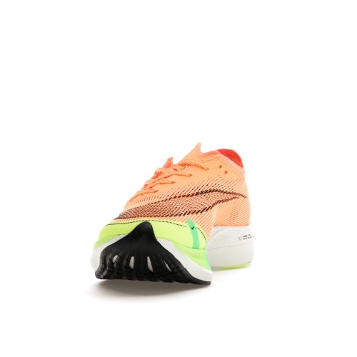 Кроссы Nike ZoomX Vaporfly Next% 2 Peach Cream Green Shock (W) - женская сетка размеров