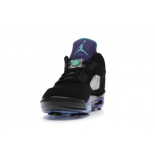 Кроссы Jordan 5 Retro Low Golf Black Grape - мужская сетка размеров